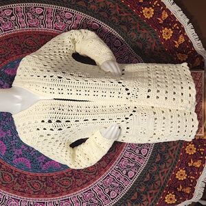 Handmade Oversized Crochet Cardigan
